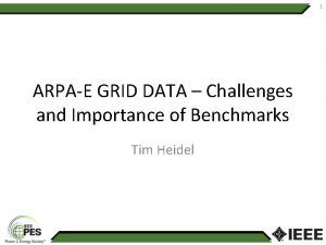 1 ARPAE GRID DATA Challenges and Importance of