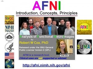 1 AF NI Introduction Concepts Principles http afni