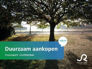 Duurzaam aankopen Duurzaam vlootbeheer Duurzaam vlootbeheer RSL 1