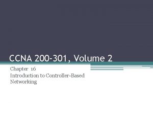 CCNA 200 301 Volume 2 Chapter 16 Introduction