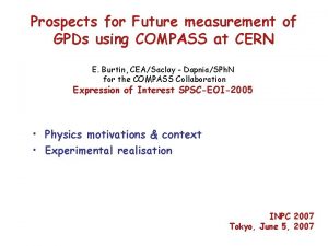 Prospects for Future measurement of GPDs using COMPASS