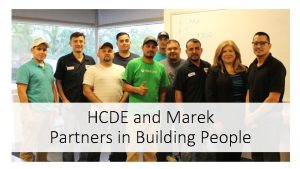 HCDE and Marek Partners in Building People 10