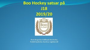 Boo Hockey satsar p J 18 201920 Pierre