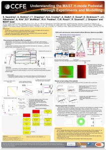 Understanding the MAST Hmode Pedestal Through Experiments and