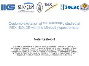 Coulomb excitation of 196 198 200 202 Po