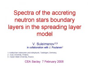 Spectra of the accreting neutron stars boundary layers