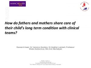 How do fathers and mothers share care of