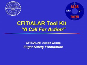 CFITALAR Tool Kit A Call For Action CFITALAR
