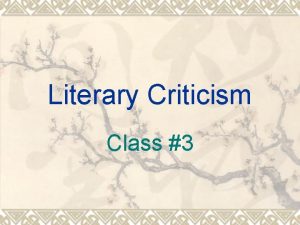 Literary Criticism Class 3 vSemiotics Structuralism and Television