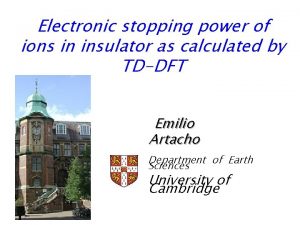 Electronic stopping power of ions in insulator as