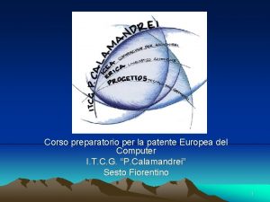 Corso preparatorio per la patente Europea del Computer