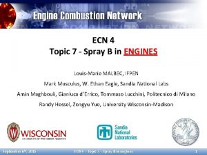 ECN 4 Topic 7 Spray B in ENGINES