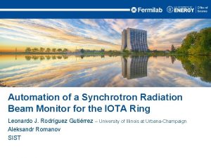 Automation of a Synchrotron Radiation Beam Monitor for