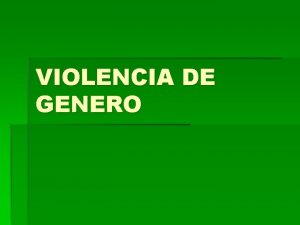 VIOLENCIA DE GENERO ESTADISTICAS http www observatorioviolencia org