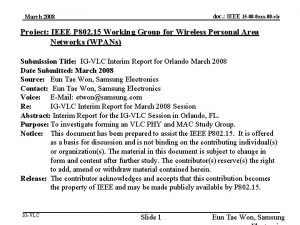 doc IEEE 15 08 0 xxx00 vlc March