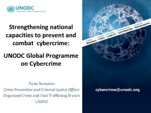 Strengthening national capacities to prevent and combat cybercrime