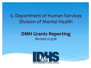 IL Department of Human Services Division of Mental
