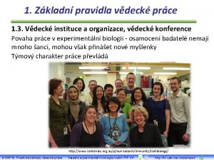 1 Zkladn pravidla vdeck prce 1 3 Vdeck