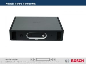 Wireless Central Control Unit Security Systems 1 STPRM