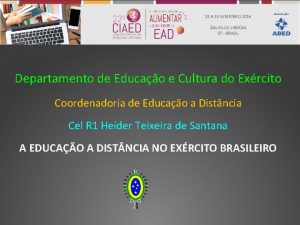 Departamento de Educao e Cultura do Exrcito Coordenadoria