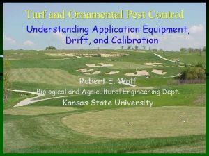 Turf and Ornamental Pest Control Understanding Application Equipment