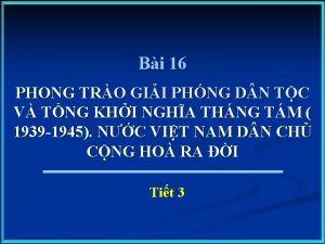 Bi 16 PHONG TRO GII PHNG D N