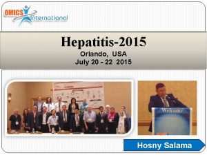 Hepatitis2015 Orlando USA July 20 22 2015 Hosny