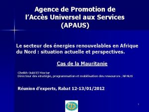 Agence de Promotion de lAccs Universel aux Services