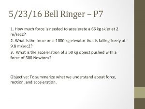 52316 Bell Ringer P 7 1 How much