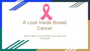 A Look Inside Breast Cancer Zil Nasir Allan