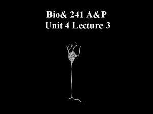 Bio 241 AP Unit 4 Lecture 3 Structural