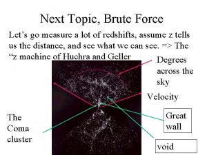 Next Topic Brute Force Lets go measure a