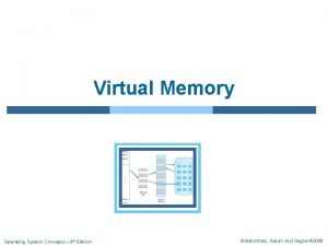 Virtual Memory Operating System Concepts 8 th Edition