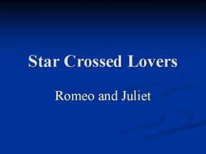 Star Crossed Lovers Romeo and Juliet Word Splash