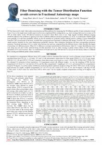 Fiber Demixing with the Tensor Distribution Function avoids