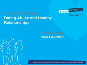 El Camino College Dating Abuse and Healthy Relationships