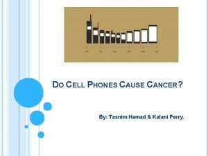 DO CELL PHONES CAUSE CANCER By Tasnim Hamad