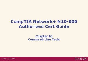 Comp TIA Network N 10 006 Authorized Cert