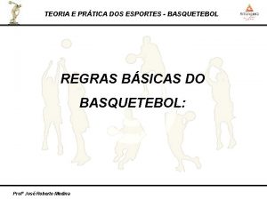 TEORIA E PRTICA DOS ESPORTES BASQUETEBOL REGRAS BSICAS