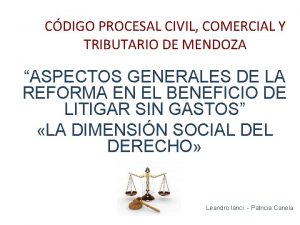 CDIGO PROCESAL CIVIL COMERCIAL Y TRIBUTARIO DE MENDOZA