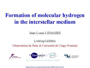 Formation of molecular hydrogen in the interstellar medium