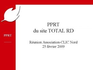 PPRT du site TOTAL RD PPRT Runion AssociationCLIC