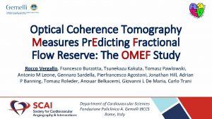Optical Coherence Tomography Measures Pr Edicting Fractional Flow