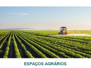 ESPAOS AGRRIOS RELAO RURAL x URBANO OBS na