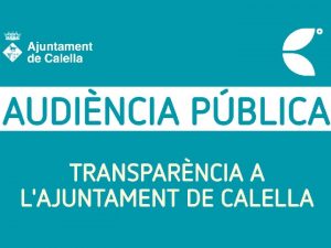 Transparncia a lAjuntament de Calella infoparticip Transparncia a