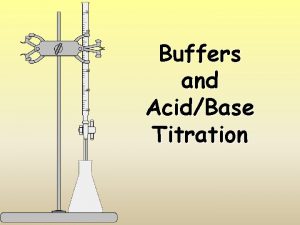 Buffers and AcidBase Titration Buffered Solutions q A