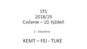 STS 201819 Cvienie 10 tde L Macekov KEMT