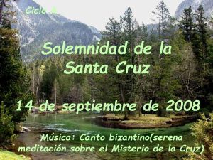 Ciclo A Solemnidad de la Santa Cruz 14