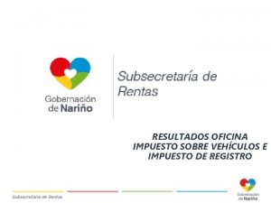 RESULTADOS OFICINA IMPUESTO SOBRE VEHCULOS E IMPUESTO DE