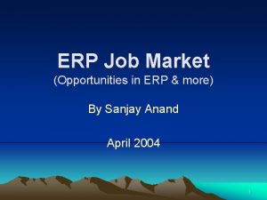 ERP Job Market Opportunities in ERP more By